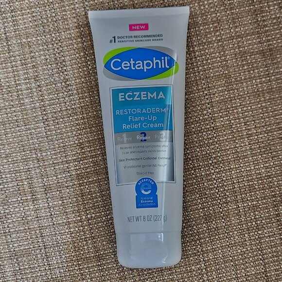 NWT Cetaphil Restoraderm Eczema Flare Up Relief Cream - Picture 5 of 9
